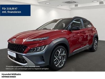 Gebraucht Hyundai Kona Prime 141 PS (103 kW) 2021 Pulse red / phantom black / mic SUV