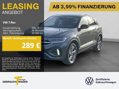Begagnad VW T-Roc R-line 110 HK (80 kW) 2023 Grå SUV