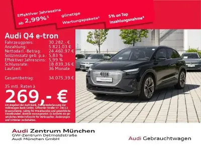Gebraucht Audi Q4 e-tron Sport 150 kW (204 PS) 2023 Mythosschwarz metallic SUV