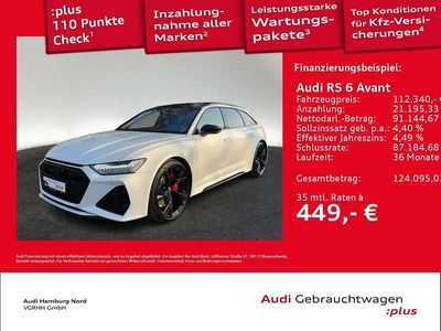 Usado Audi RS6 Ambiente 600 HP (441 kW) 2024 Branco Carrinha