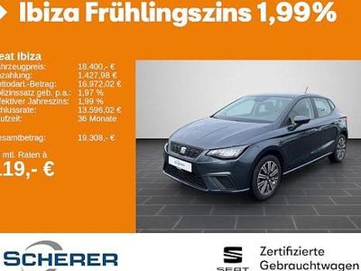 Begagnad Seat Ibiza Style 116 HK (85 kW) 2024 Grå Sedan