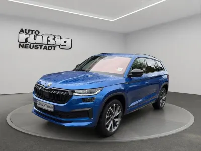 Gebraucht Skoda Kodiaq SportLine 200 PS (147 kW) 2024 Raceblau metallic SUV