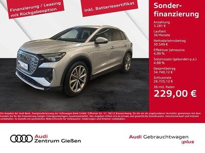 Gebraucht Audi Q4 e-tron Ambiente 150 kW (204 PS) 2023 Florettsilber metallic SUV