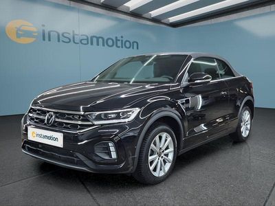 Gebraucht VW T-Roc Cabriolet 150 PS (110 kW) 2023 Schwarz Cabrio