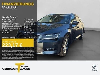 Gebraucht Skoda Superb Style 150 PS (110 kW) 2018 Grau Kombi