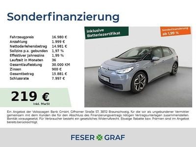 Gebraucht VW ID.3 Pure 110 kW (150 PS) 2021 Grau Kleinwagen