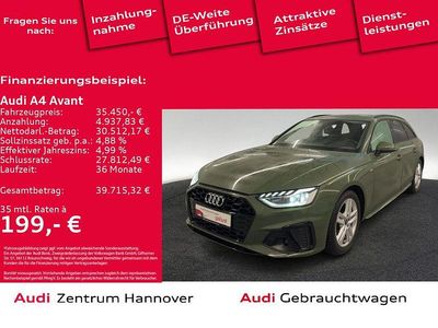 Gebraucht Audi A4 S-Line 204 PS (150 kW) 2024 Distriktgrün metallic Kombi