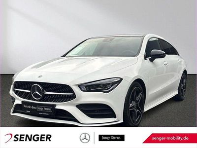Weiß Gebraucht 2022 Mercedes CLA200 Shooting Brake AMG Kombi | 32.480 € (Teuer)