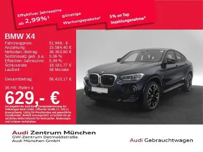 Gebraucht BMW X4 M Sport 360 PS (264 kW) 2023 Blau SUV