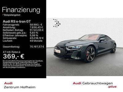 Grün Gebraucht 2022 Audi e-tron GT quattro Sport Limousine | 58.980 € (Superpreis)