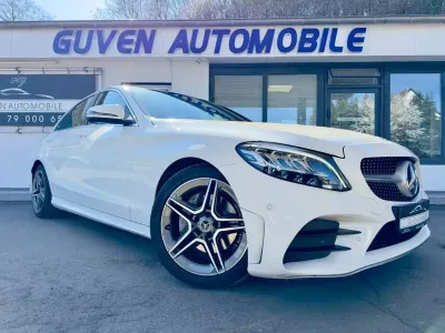 Gebraucht Mercedes C220 AMG line 194 PS (142 kW) 2020 Polarweiss Limousine