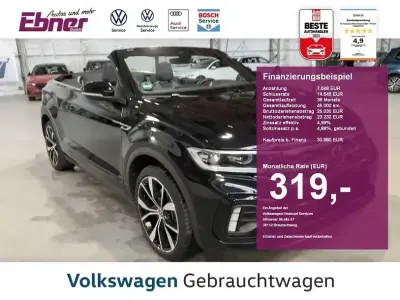 Second-hand VW T-Roc R-line 150 CP (110 kW) 2022 Negru SUV