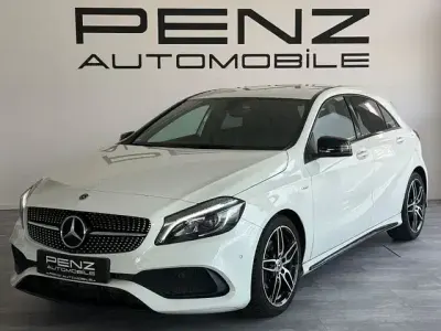 Używany Mercedes A180 AMG 122 KM (89 kW) 2018 Biały Sedan/Limuzyna