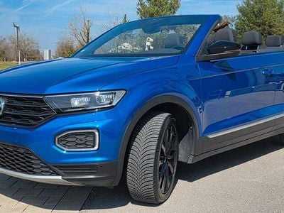 Usata VW T-Roc Cabriolet Style 150 CV (110 kW) 2020 Blu Cabrio