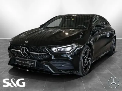 Brugt Mercedes CLA200 Shooting Brake AMG 163 HK (119 kW) 2023 Sort Stationcar