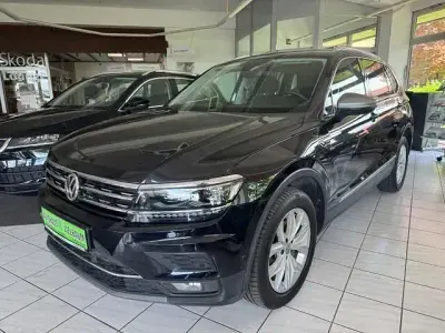 Brugt VW Tiguan Allspace Highline 150 HK (110 kW) 2021 Sort SUV