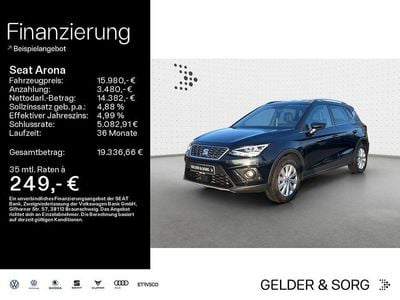 Gebraucht Seat Arona XCELLENCE 90 PS (66 kW) 2021 Mitternachtsschwarz/mitternach SUV