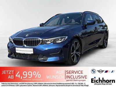 Usata BMW 320 Performance 190 CV (139 kW) 2019 Blu Station wagon