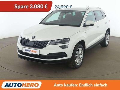 Usata Skoda Karoq Clever 150 CV (110 kW) 2022 Bianco SUV