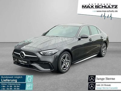 Gebraucht Mercedes C220 AMG line 197 PS (144 kW) 2024 Metalliclack graphitgrau Limousine