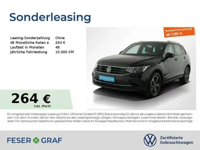 Gebraucht VW Tiguan Active 150 PS (110 kW) 2023 Deep black perleffekt SUV