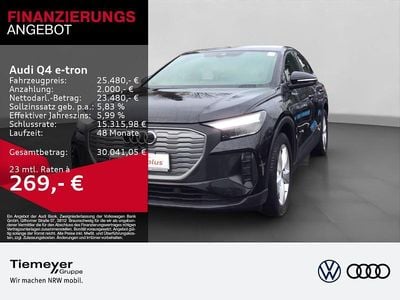 Gebraucht Audi Q4 e-tron Design 125 kW (170 PS) 2022 Schwarz SUV