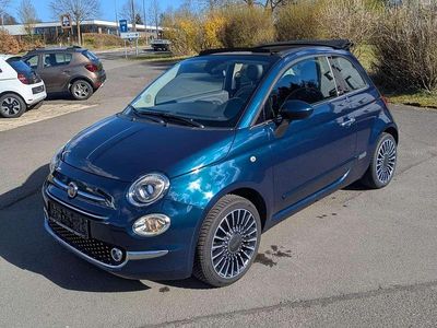 Gebraucht Fiat 500 Lounge 69 PS (50 kW) 2015 Dipinto di blu Cabrio