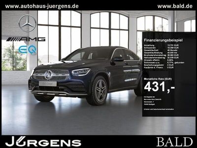 Gebraucht Mercedes GLC220 AMG 194 PS (142 kW) 2021 Cavansitblau  metalliclack Coupé