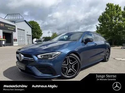 Gebraucht Mercedes CLA250e AMG 160 PS (117 kW) 2021 Denimblau Coupé
