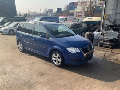 Gebraucht VW Touran United 140 PS (102 kW) 2008 Blau Van / Kleinbus