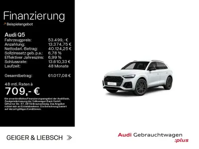 Gebraucht Audi Q5 Business 367 PS (269 kW) 2025 Gletscherweiß metallic SUV