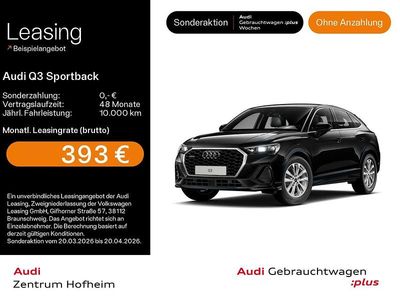 Gebraucht Audi Q3 190 PS (139 kW) 2025 Mythosschwarz metallic SUV
