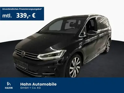Gebraucht VW Touran Highline 150 PS (110 kW) 2022 Schwarz Van / Kleinbus