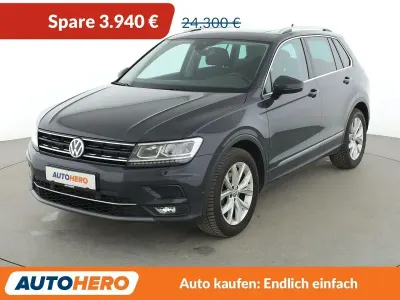 Gebraucht VW Tiguan Highline 150 PS (110 kW) 2020 Grau SUV