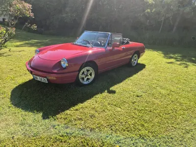 Gebraucht Alfa Romeo Spider 120 PS (88 kW) 1990 Rot Cabrio