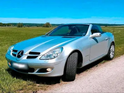 Gebraucht Mercedes SLK200 163 PS (119 kW) 2005 Silber Cabrio