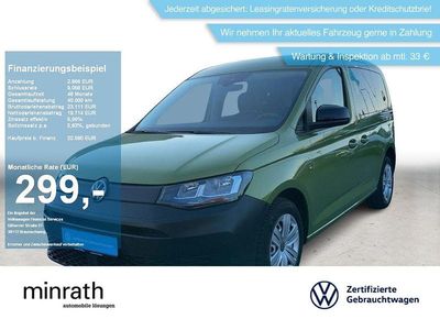 Gebraucht VW Caddy Basis 114 PS (83 kW) 2022 Grün Van / Kleinbus