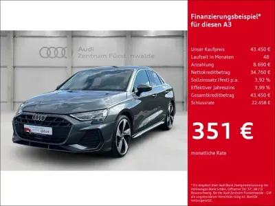 Używany Audi A3 S-Line 150 KM (110 kW) 2025 Szary Sedan/Limuzyna