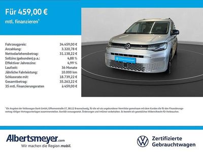 Silber Gebraucht 2023 VW Caddy Maxi Life Van / Kleinbus | 34.459 € (Fairer Preis)