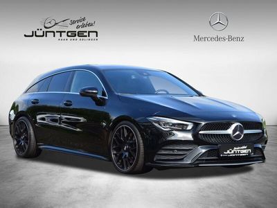 Gebraucht Mercedes CLA250 Shooting Brake AMG line 224 PS (164 kW) 2020 Unilack nachtschwarz Kombi