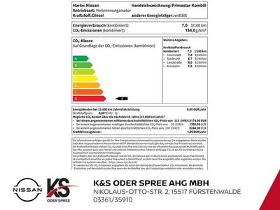 Nuova Nissan Primastar Tekna 150 CV (110 kW) 2026 Bianco Monovolume