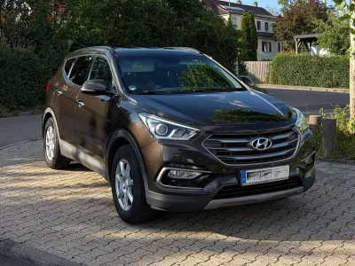 Gebraucht Hyundai Santa Fe Style 200 PS (147 kW) 2017 Braun SUV