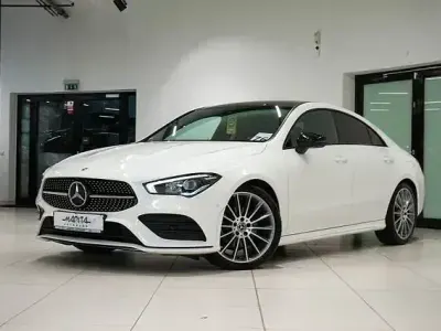 Brugt Mercedes CLA200 AMG 253 HK (186 kW) 2021 Hvid Sedan