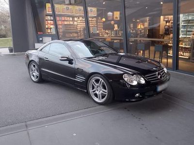 Usata Mercedes SL350 245 CV (180 kW) 2003 Nero Cabrio