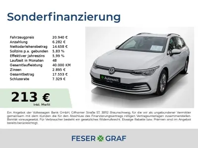Gebraucht VW Golf VIII Life 150 PS (110 kW) 2023 Pure white Kombi