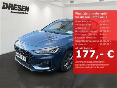 Second-hand Ford Focus ST-Line 155 CP (114 kW) 2023 Albastru Berlinǎ