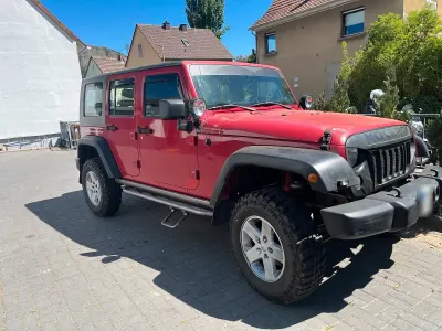 Used Jeep Wrangler 199 HP (146 kW) 2008 Red SUV