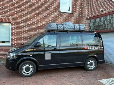 Gebraucht VW Multivan 184 PS (135 kW) 2010 Schwarz Van / Kleinbus