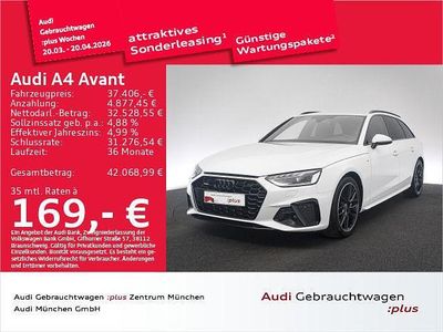 Gebraucht Audi A4 S-Line 204 PS (150 kW) 2024 Weiß Kombi