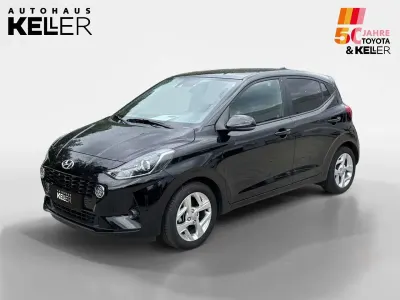 Gebraucht Hyundai i10 GO! 67 PS (49 kW) 2023 Phantom black / met Kleinwagen